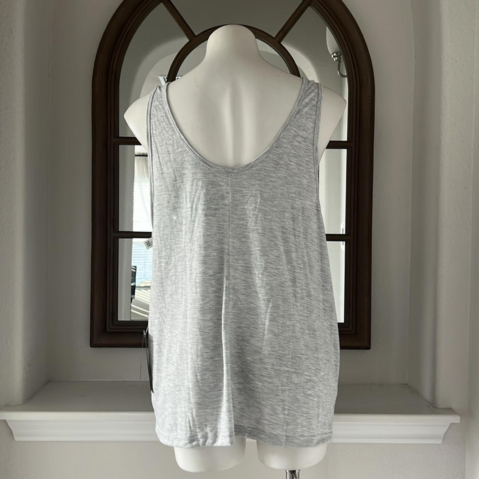 Reebok Performance Plus Workout Ready Supremium Tank Top, Size 1X Lt Grey NWT