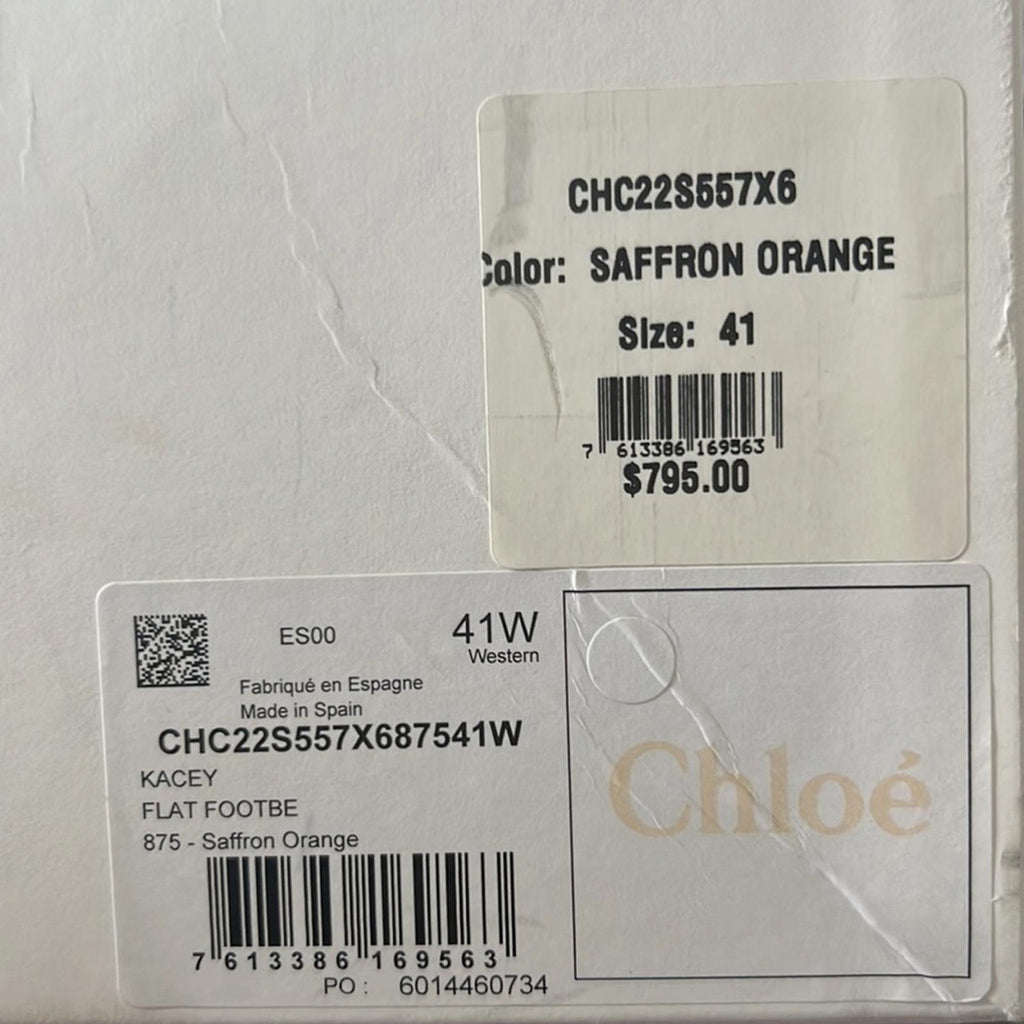 Chloé Kacey Flat Footbed Braided Leather Slides, NWT, Size 41 W Comes w/Dust Bag