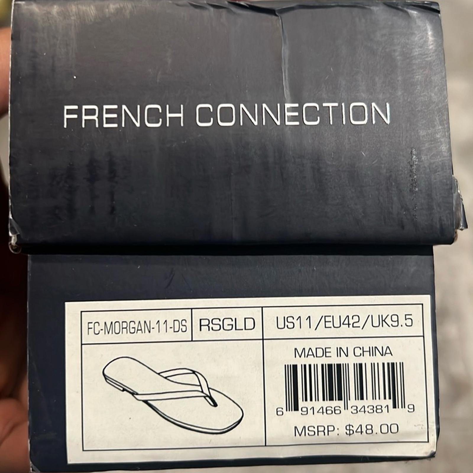 French Connection Morgan Sandals in Rose Gold, Size 11 New in Box