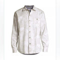 Tommy Bahama Canyon Beach Cloudy Fronds Flannel Button-Up Shirt in Asheen, XXXL