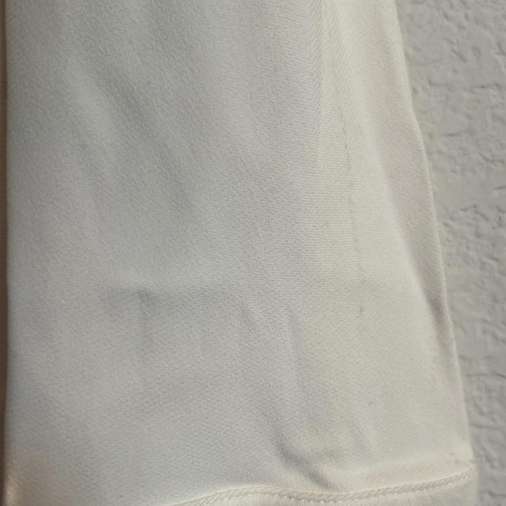 Et Ochs Gabriella Open Neck Gown Long Sleeve Dress in White, NWT, Size 4