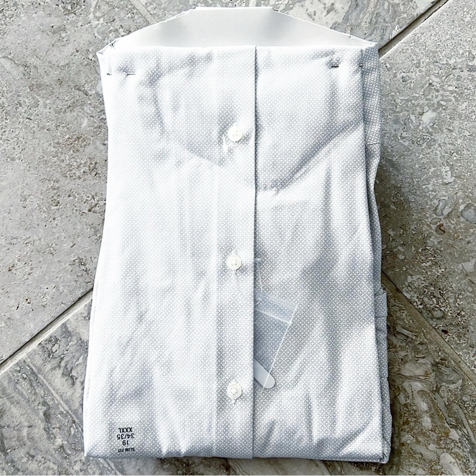 Calvin Klein Slim-Fit Performance Non-Iron Dress Shirt, Size 19 (34/35) XXXL NEW