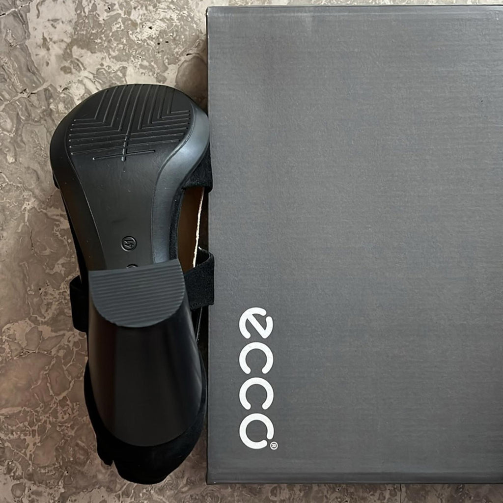 ECCO Black Shape 65 Block Sandals, Size EU 41 | US 10-10.5 New in Box
