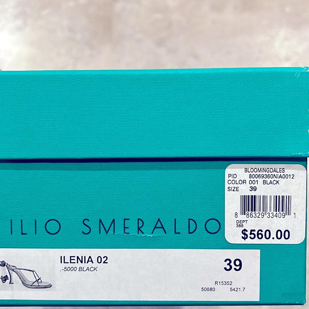ILIO SMERALDO x Ilenia Toma Strappy Ankle Tie High Heel Sandals Size 39 NWT $560