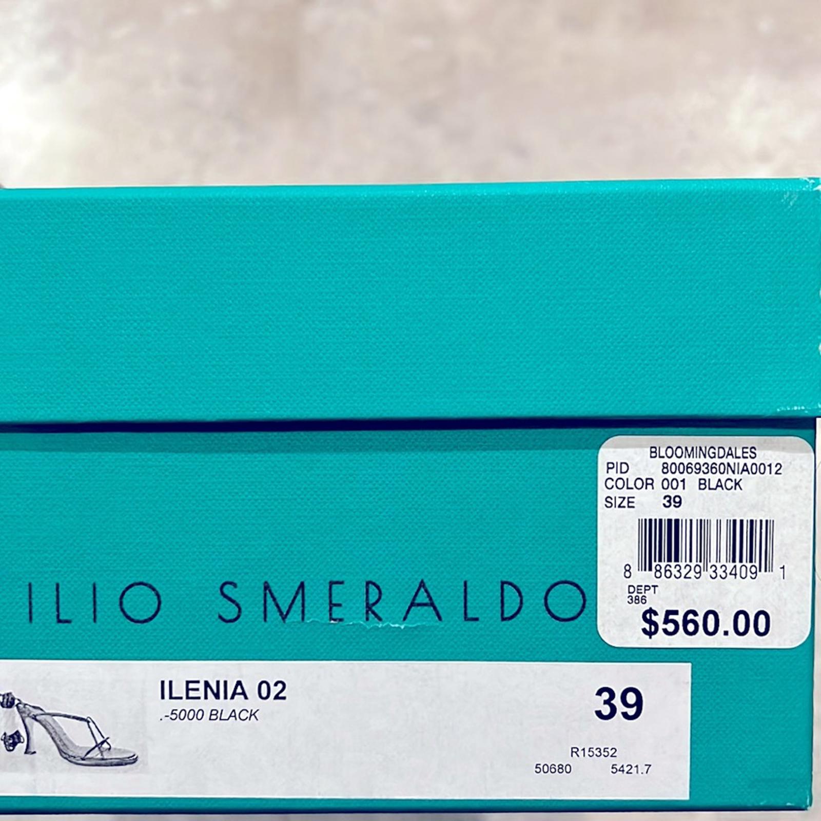 ILIO SMERALDO x Ilenia Toma Strappy Ankle Tie High Heel Sandals Size 39 NWT $560