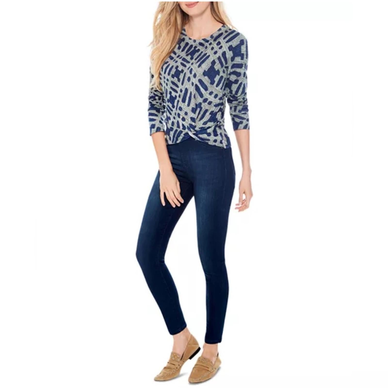 NIC+ZOE Ikat Camo Sweater, Women’s Size XL NWT