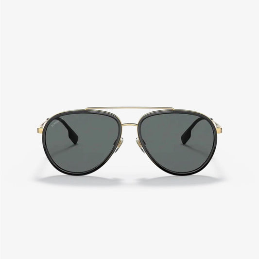 BURBERRY Oliver Aviator-Like Sunglasses, Polarized, Style BE3125 New w/Tag