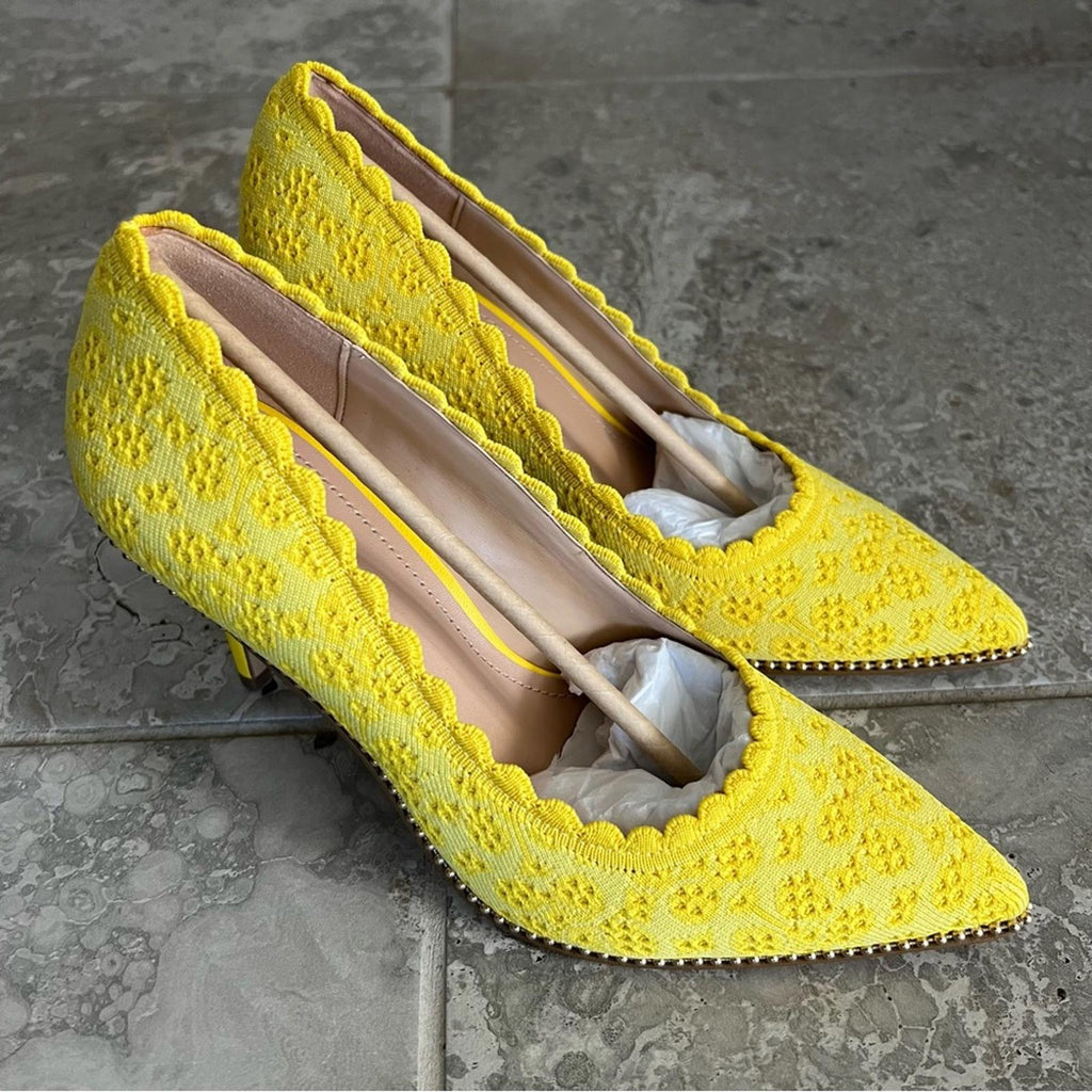 Coach Waverly Knit Buttercup Pumps, Size 8.5, New in Box (SOLD OUT)