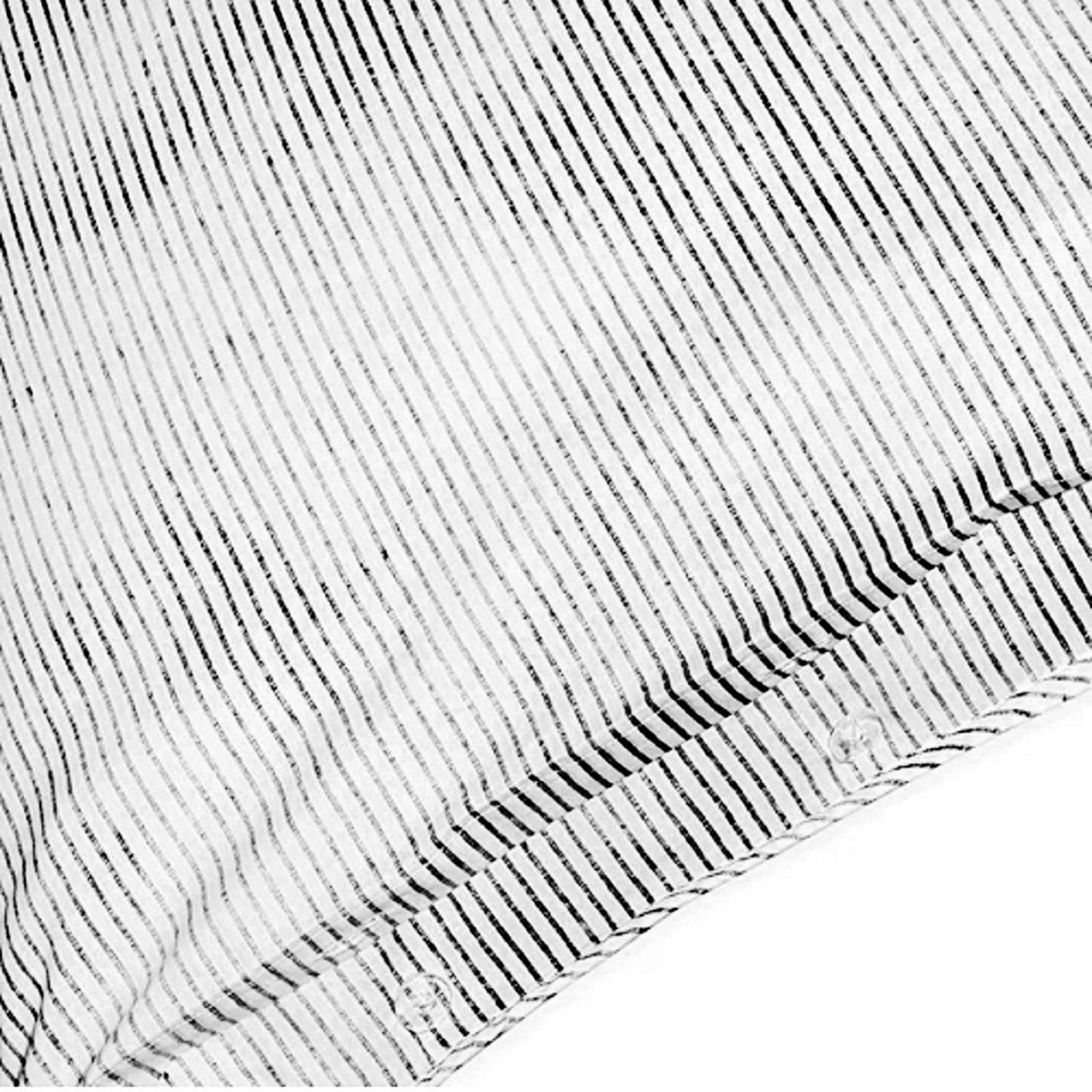 2 Sky Scallop Reversible Euro Shams in White & Grey New w/Tag