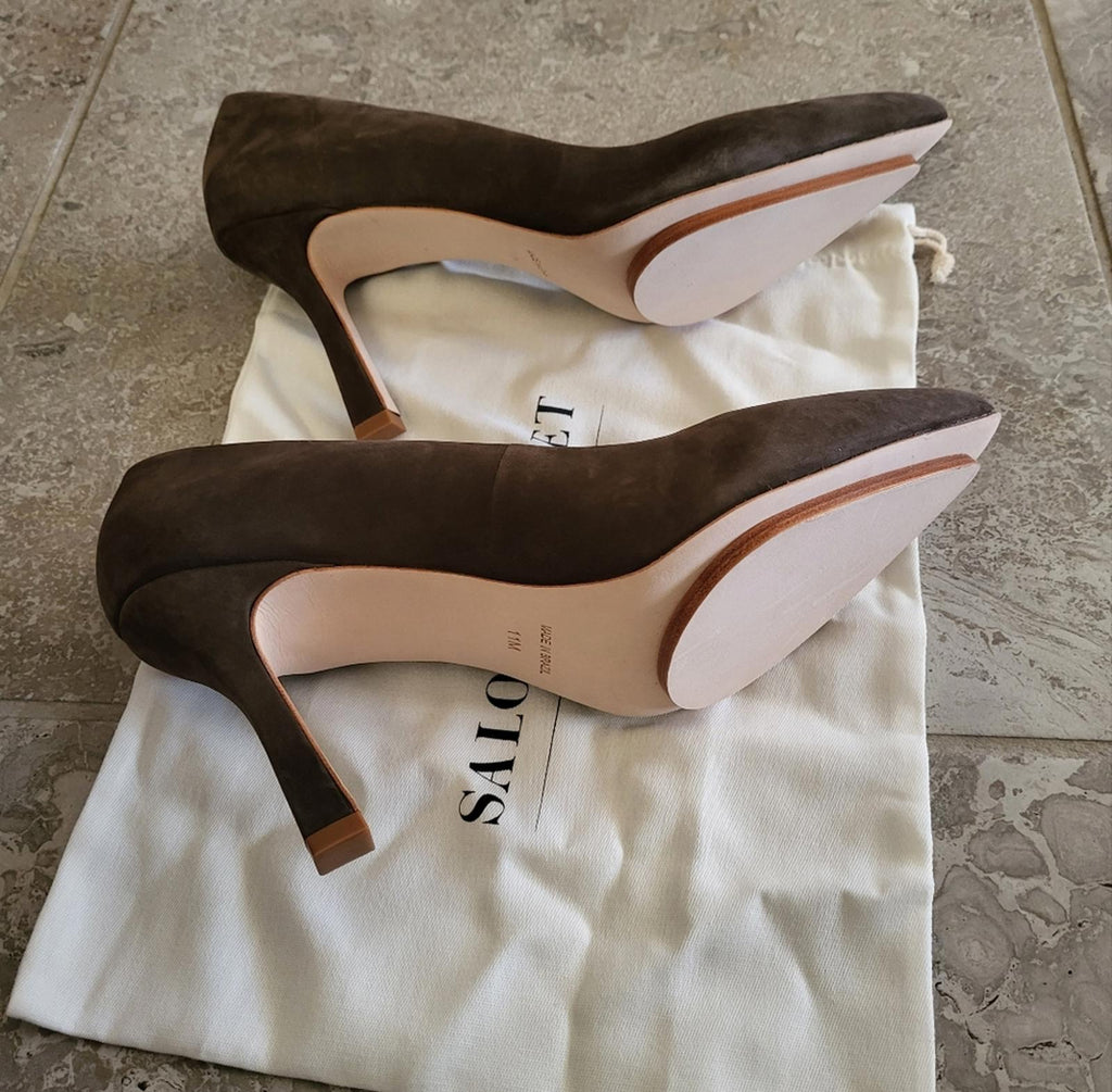 Salone Monet Anita Pump Women’s Leather Dressy Pumps, Size 11 New in Box $395