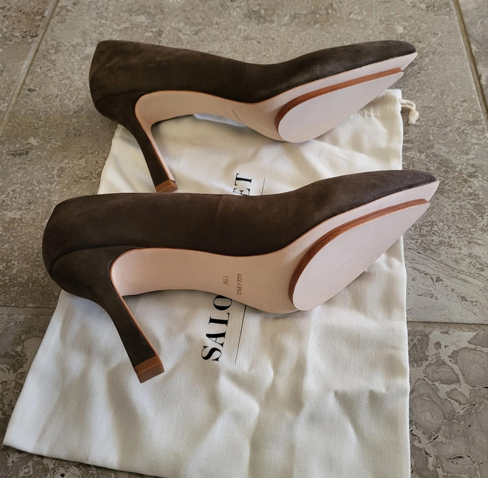 Salone Monet Anita Pump Women’s Leather Dressy Pumps, Size 11 New in Box $395