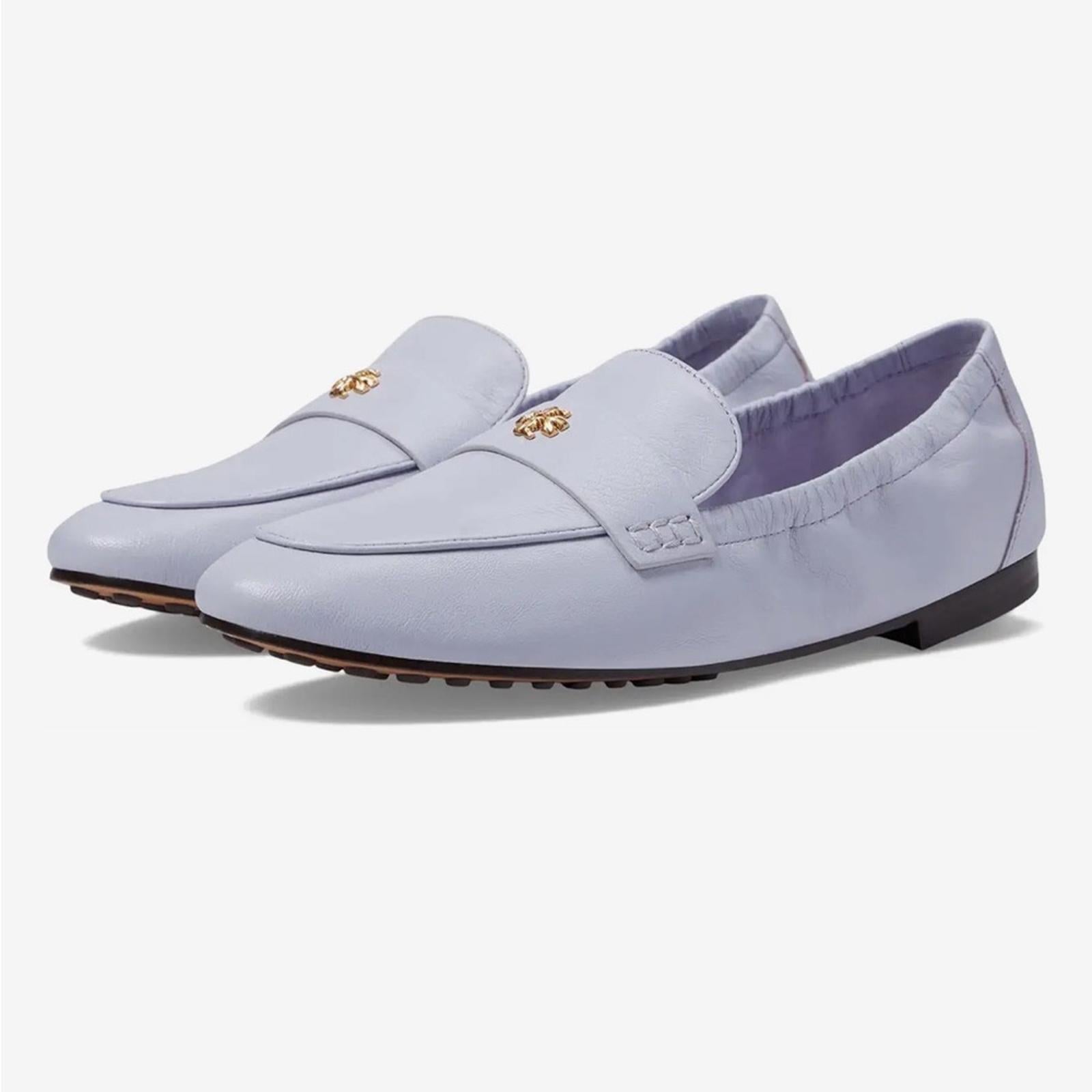 Tory Burch Ballet Leather Loafer in Lavender, NEW, Size 8
