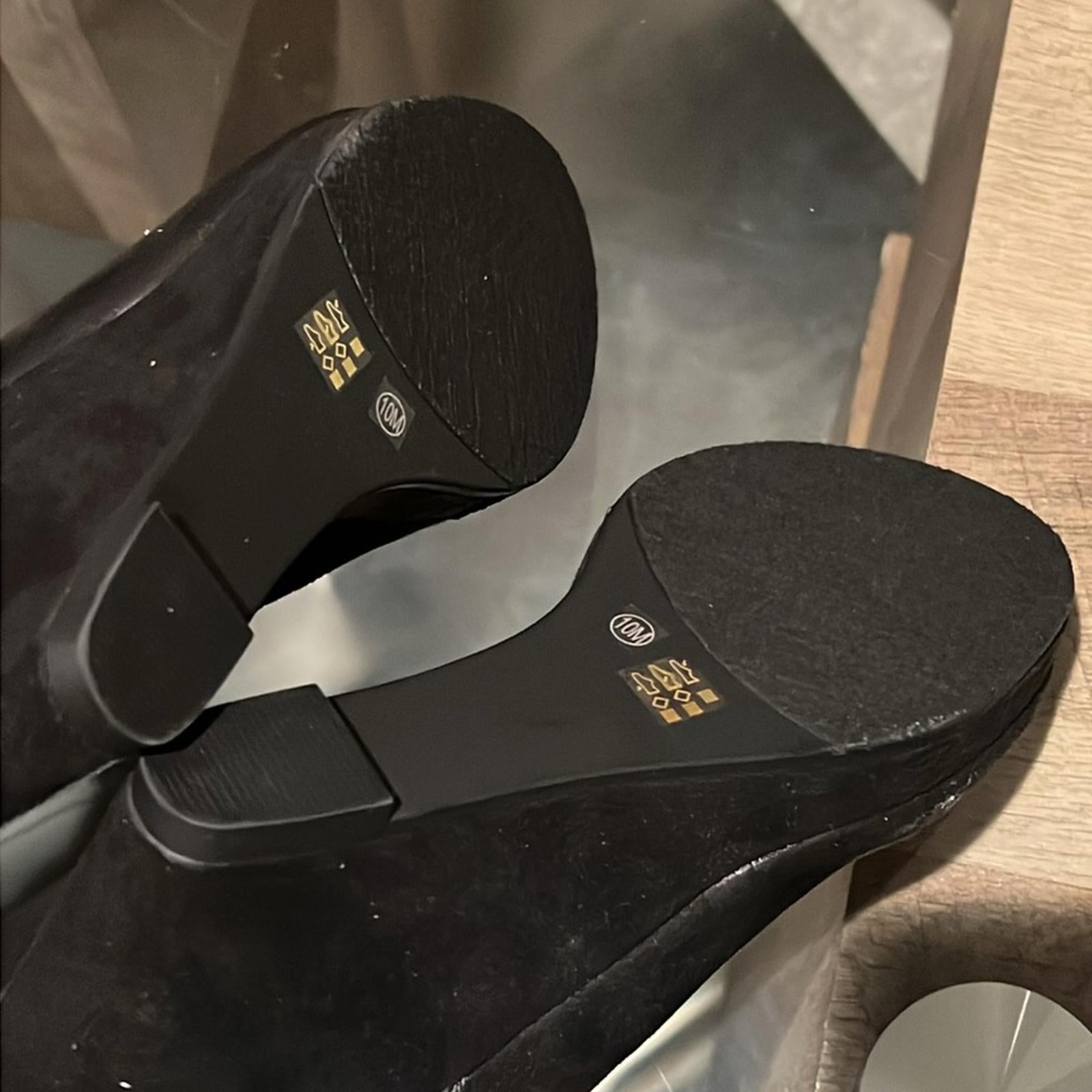 Laundry Volcano Wedge Bootie in Black, Size 10, New in Box