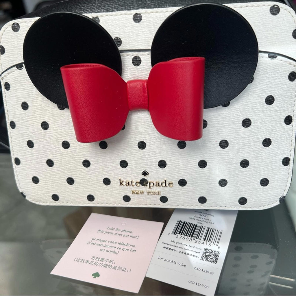 NWT Disney x Kate Spade New York Minnie Mouse Camera, New w/Tag $269 (SOLD OUT)