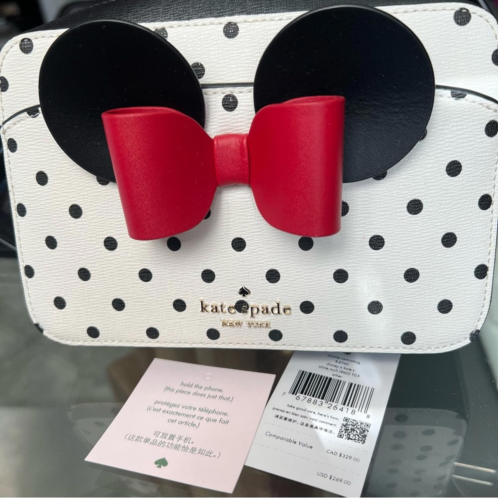 NWT Disney x Kate Spade New York Minnie Mouse Camera, New w/Tag $269 (SOLD OUT)
