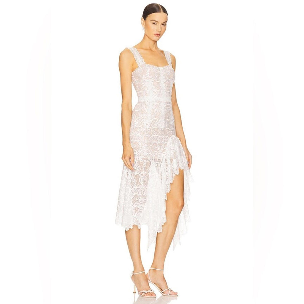 Bronx and Banco Tiffany Blanc Dress in White, Revolve, NWT, Size 4