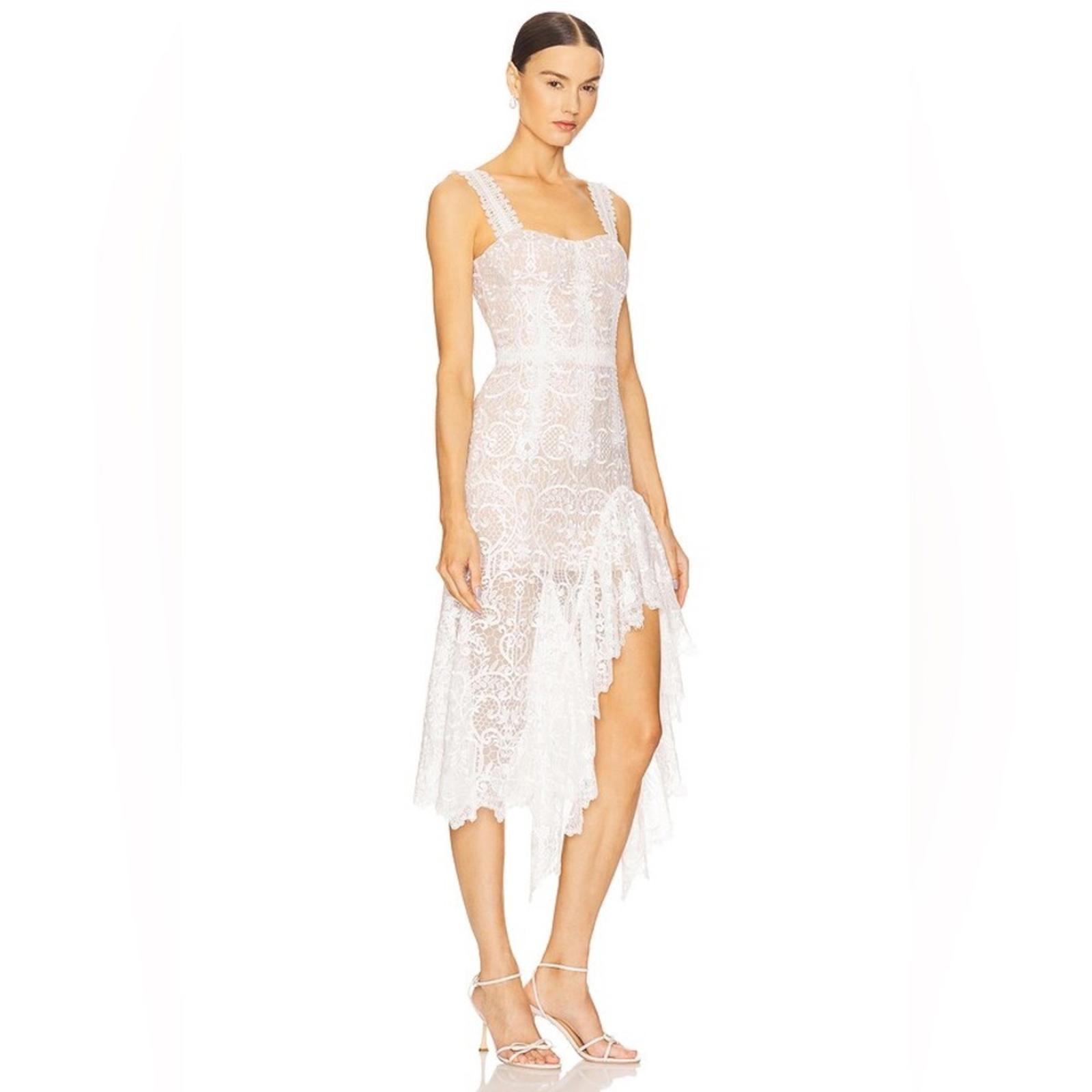 Bronx and Banco Tiffany Blanc Dress in White, Revolve, NWT, Size 4