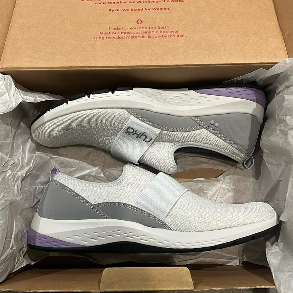 Ryka Easy Going Women's Slip-On Sneakers, Valor Grey Size 9M New in Box
