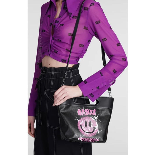 Ganni | Casual Style Street Style 2-WAY Bi-color Leather Crossbody NEW +DustBag