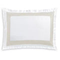 Hudson Park Collection Embroidered Geo King Sham, Wrinkle Resistant NEW w/Tag