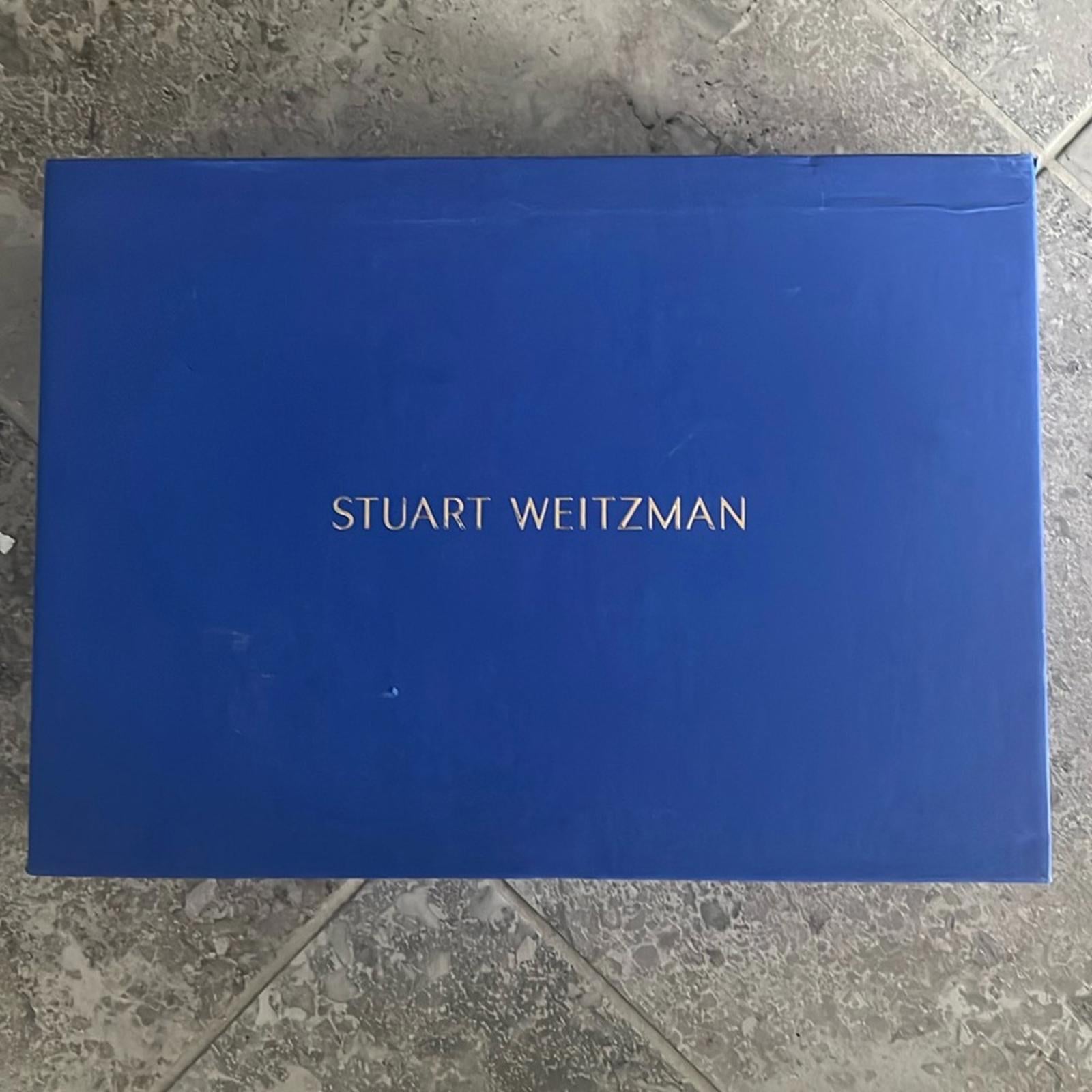 Stuart Weitzman Ultra Lug Sole Buckle Combat Boots Size 41/10.5B New Retail $695