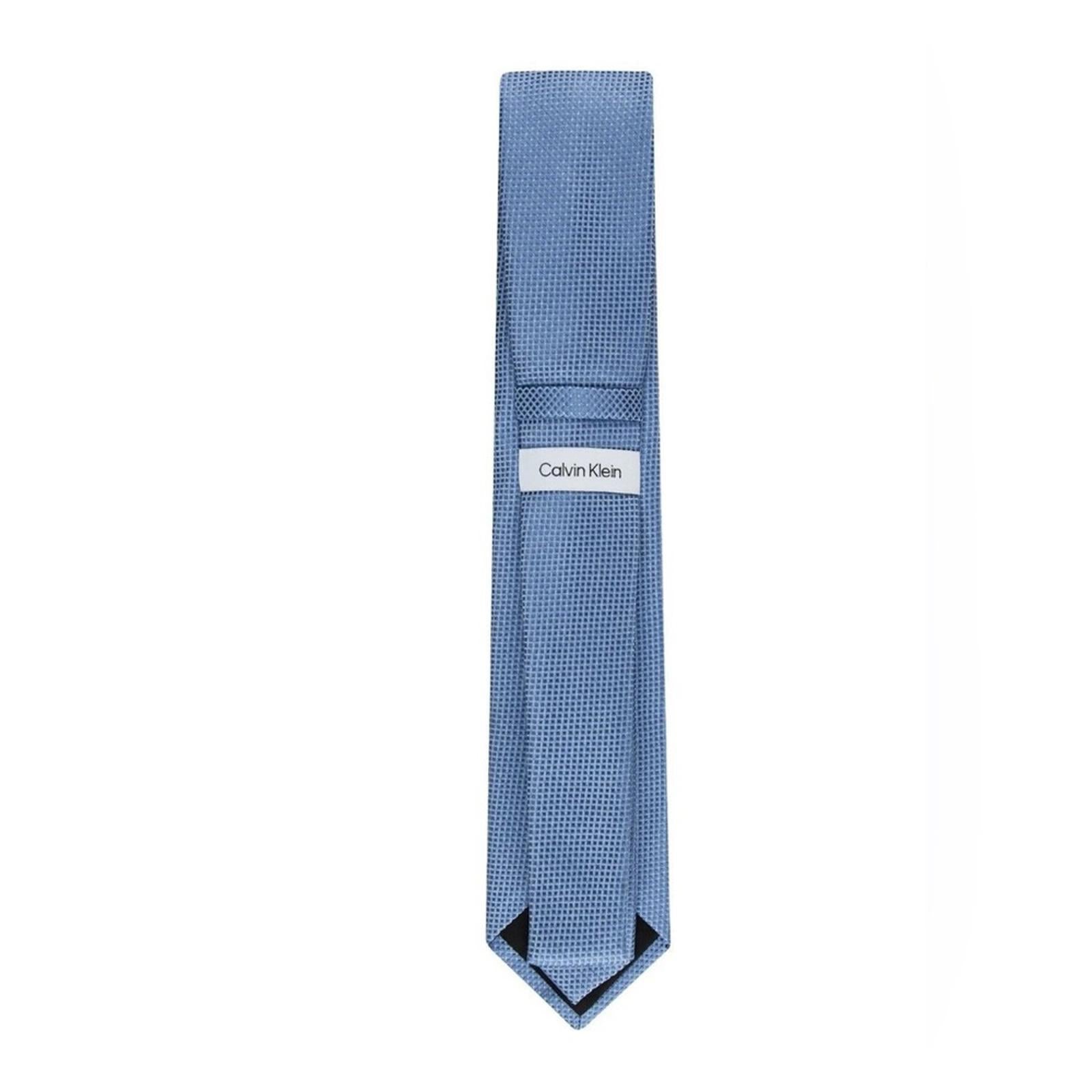 Calvin Klein Men’s Micro Grid Tie in Light Blue, New w/Tag $69.50
