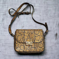 NEXT Crossbody Bag in Brown Snake Print