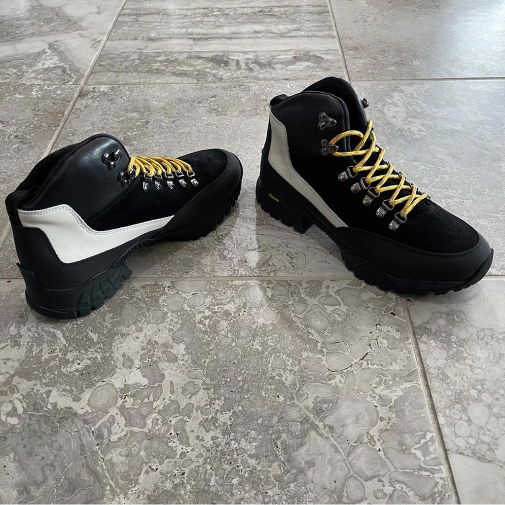 J. Linderberg Hiker High Boots in Black, Size 42 New in Box