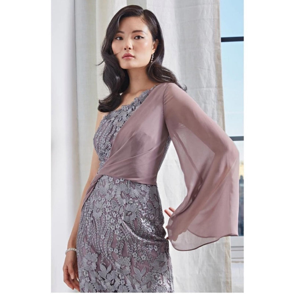 JS Collections Amari One Shoulder Twist Gown, Size 14 with Tag, Retail $348