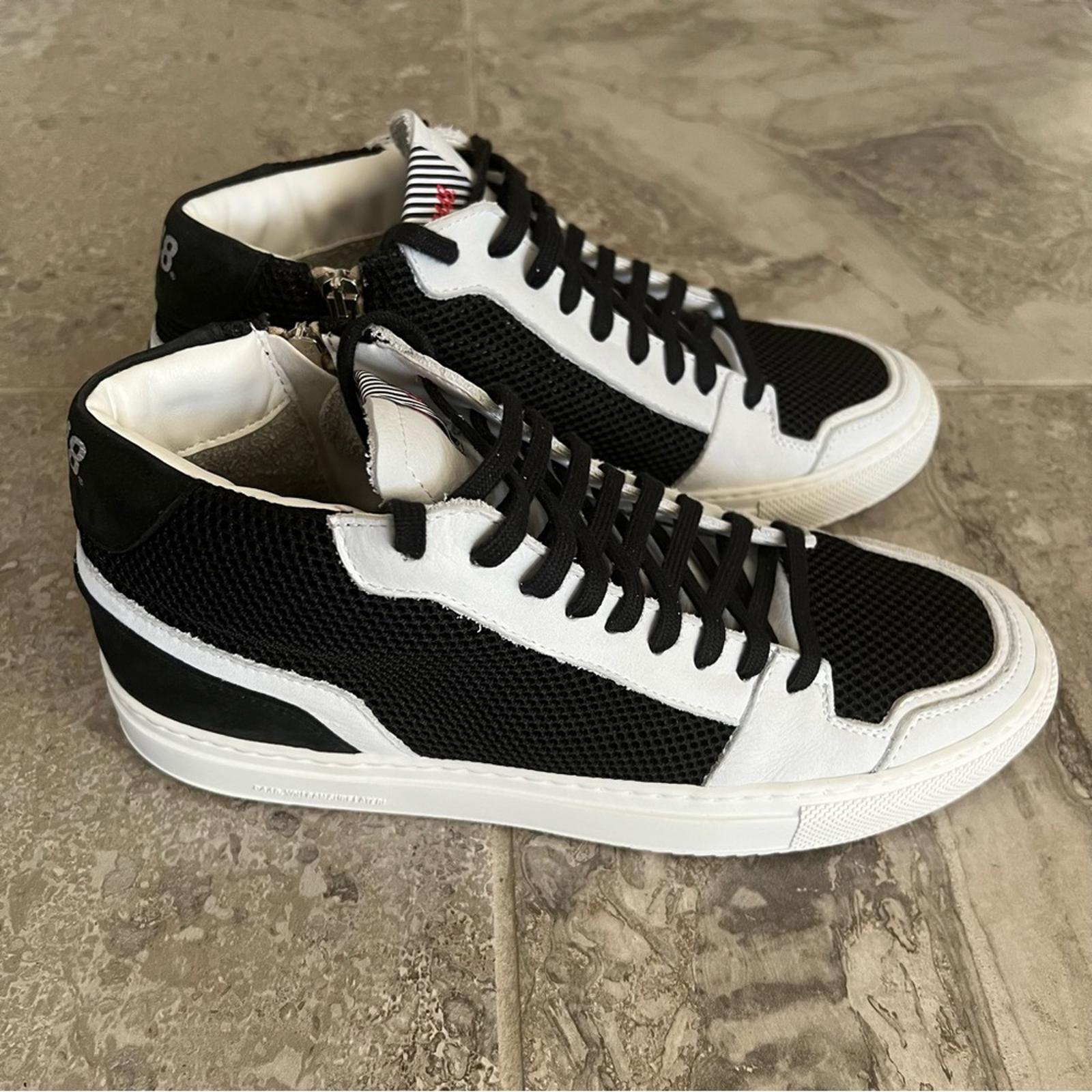 P448 Zac Mid-Top Fashion Sneakers, Made in Italy), Size EU 42 New w/o Box