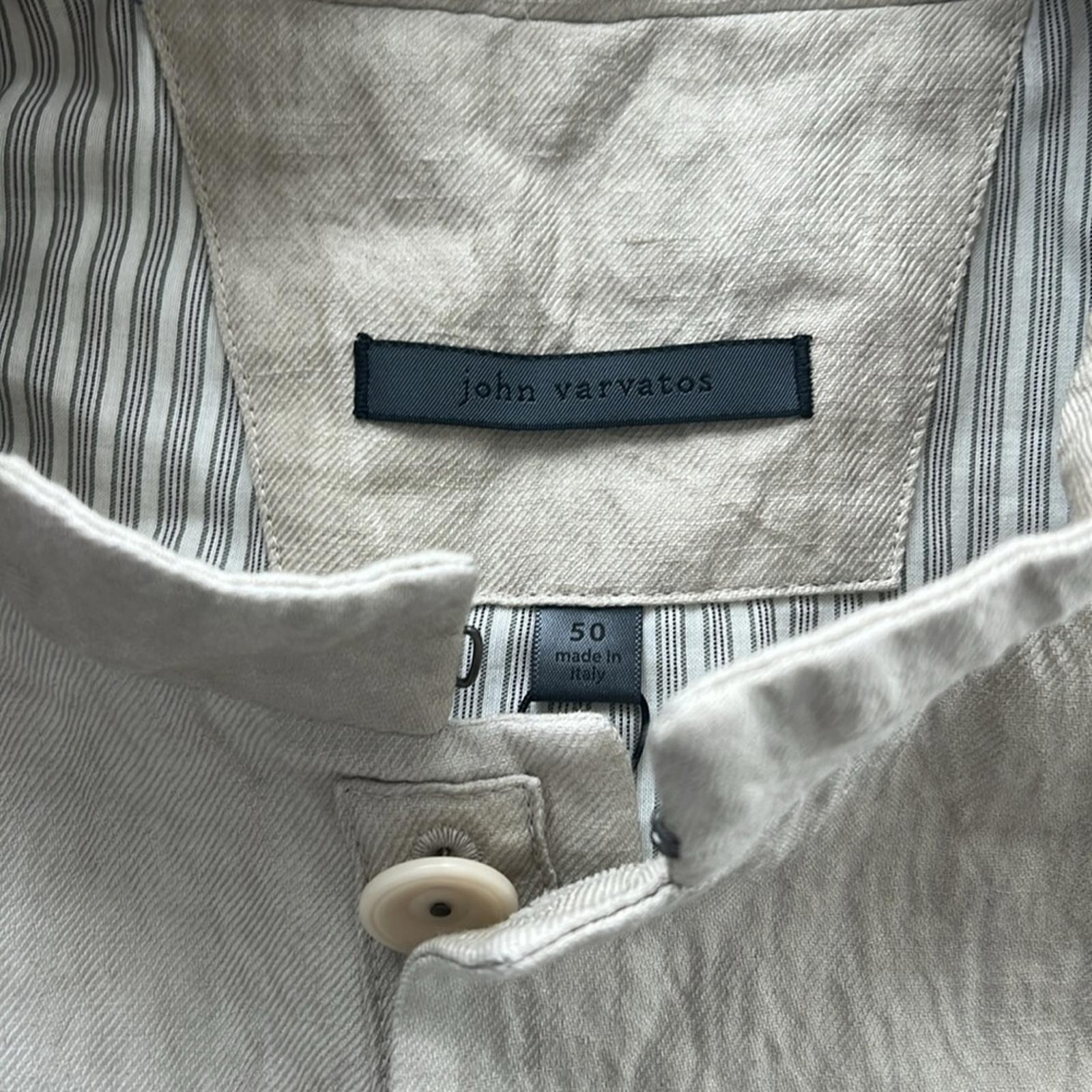 John Varvatos Slim Fit Cotter Ring Button Military Jacket, Size 50 NEW $1,298