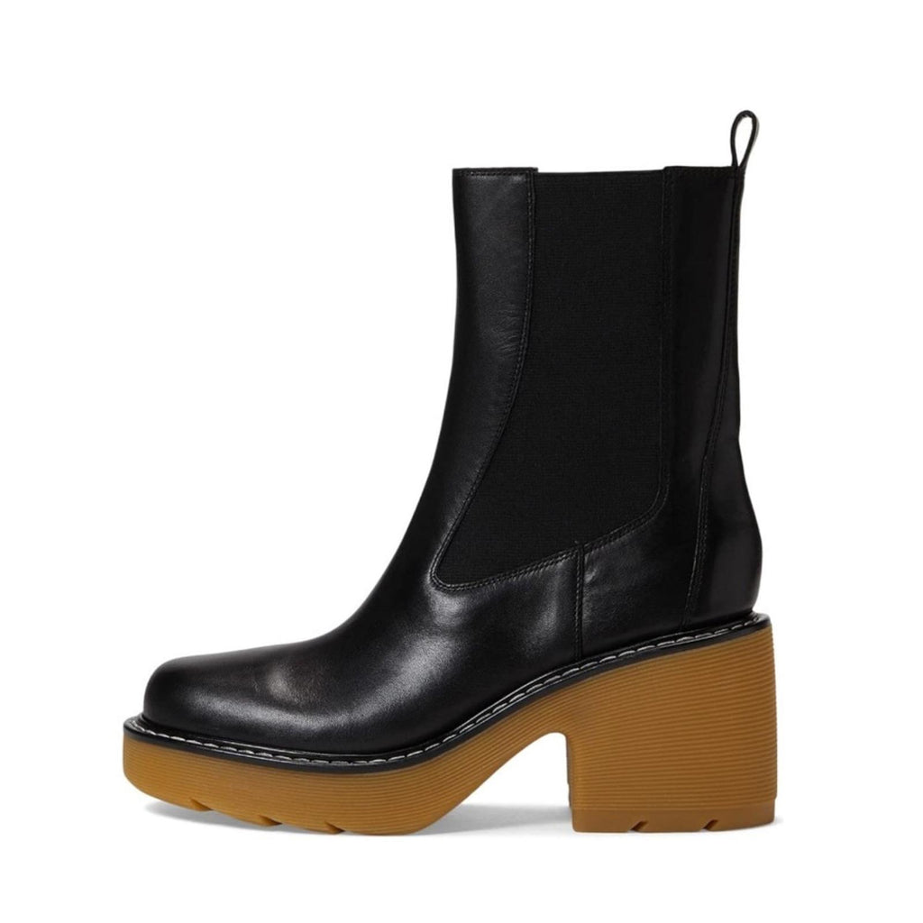 Marc Fisher LTD. BLACK Fredy Mid Calf Booties, Size 5 New in Box $249