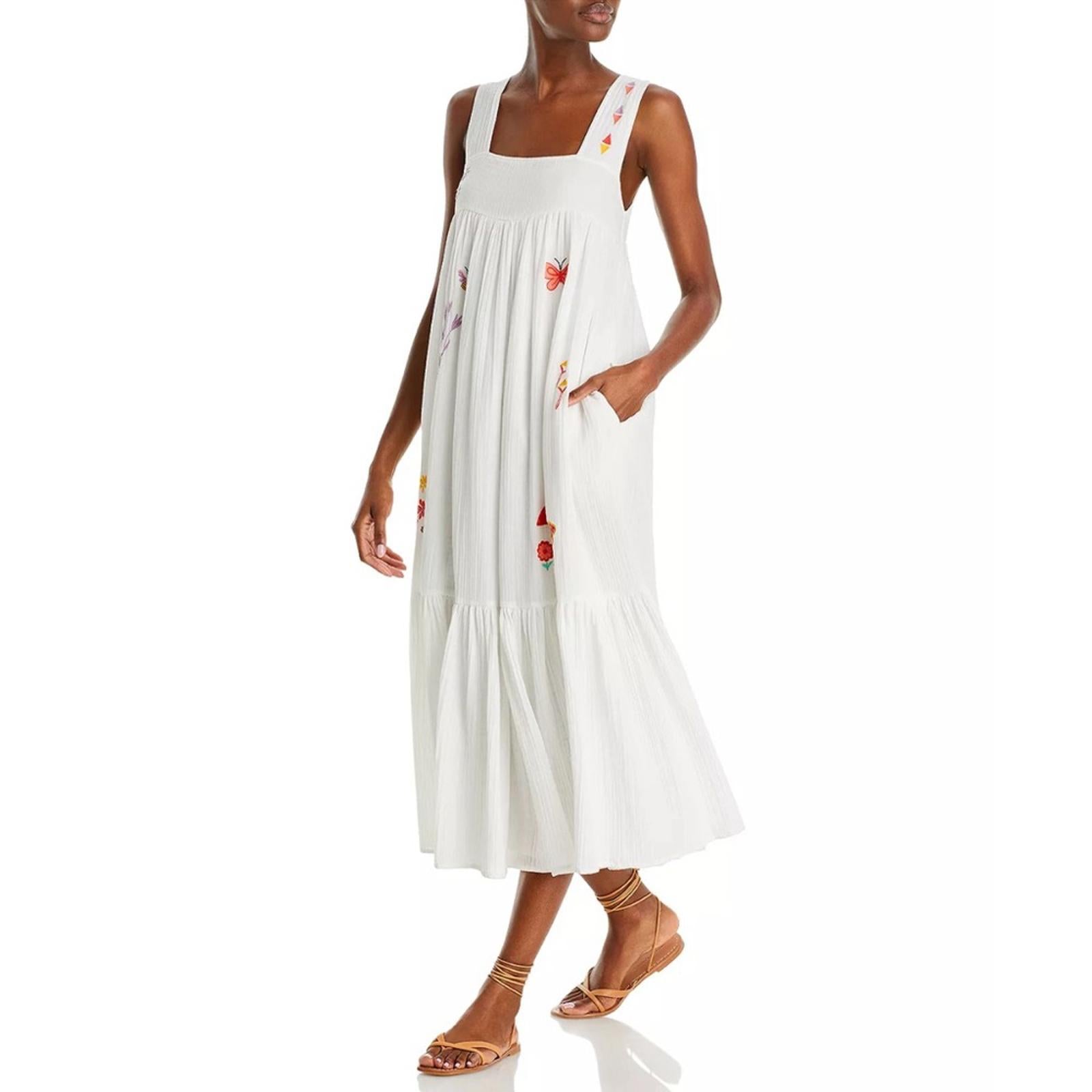 MOTHER The Love Story Summer Dreams Dress in White, NWT, Size L