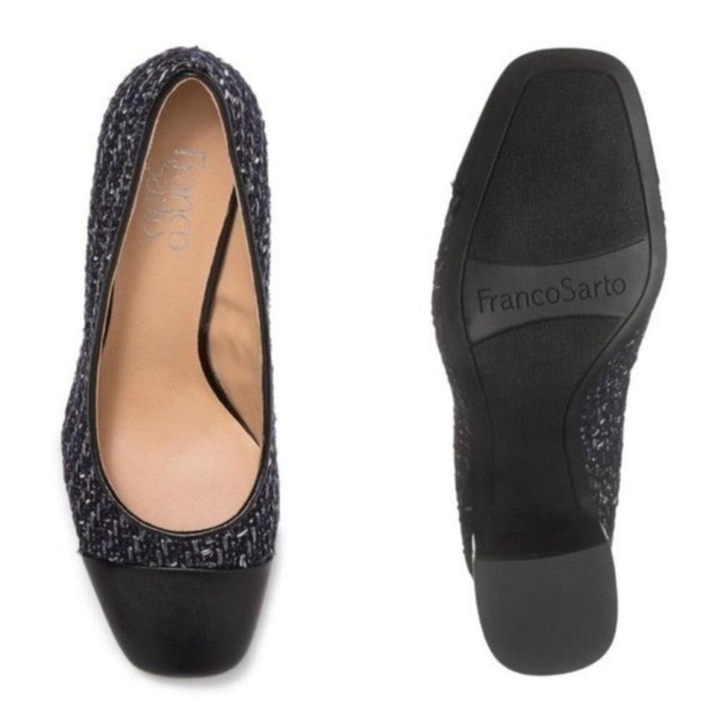 NEW Franco Sarto Roller Knit Square-Toe Pumps, Size 7.5 New w/o Box