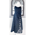 NWT Betsey Adam Black Satin Fit & Flare Dress Size 10 New w/Tag Retail $139.99
