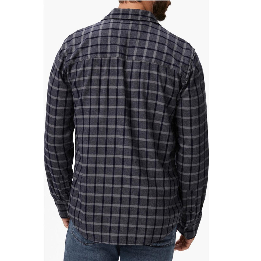Paige Everett Plaid Flannel Button-Up Shirt, Size S, NEW