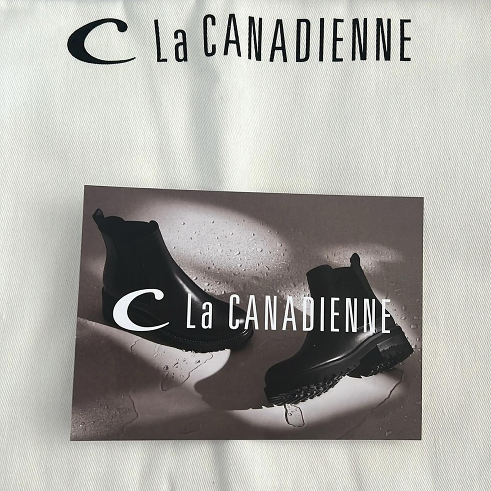 NWT La Canadienne Paul Buckled High Heel Boots, Black Size 7.5M New in Box