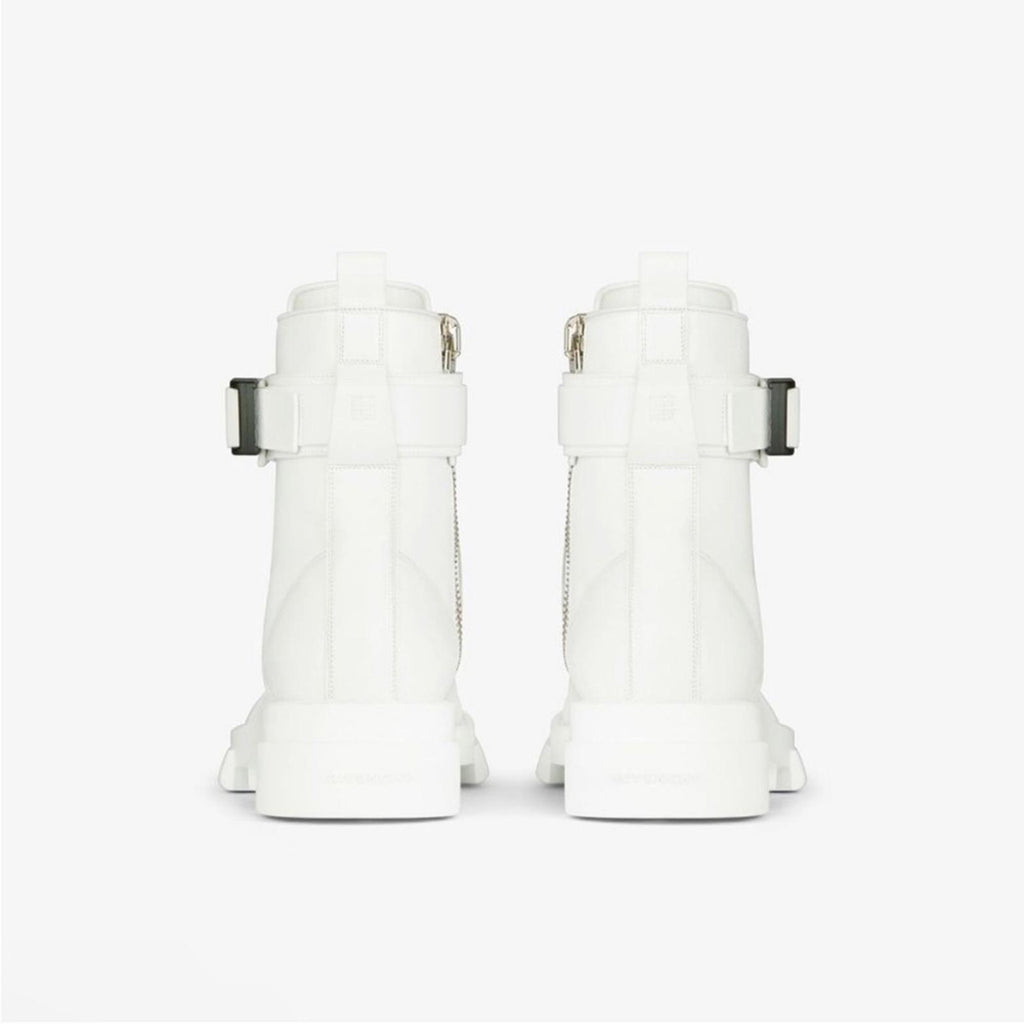 Givenchy Calf Leather Combat Boots, Size EU39 New in Box w/Dustbags