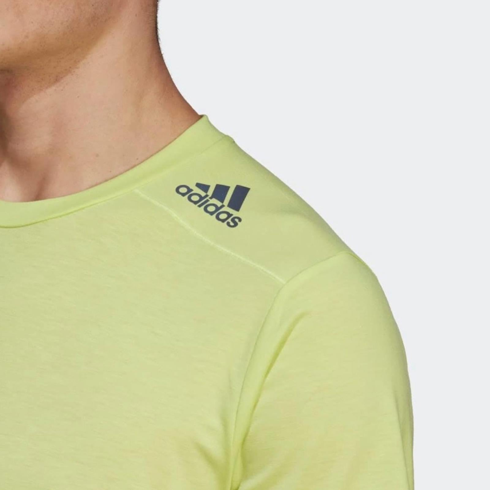 Adidas Men's Designed For Training Tee, Pulse Lime, Size XL New w/Tag