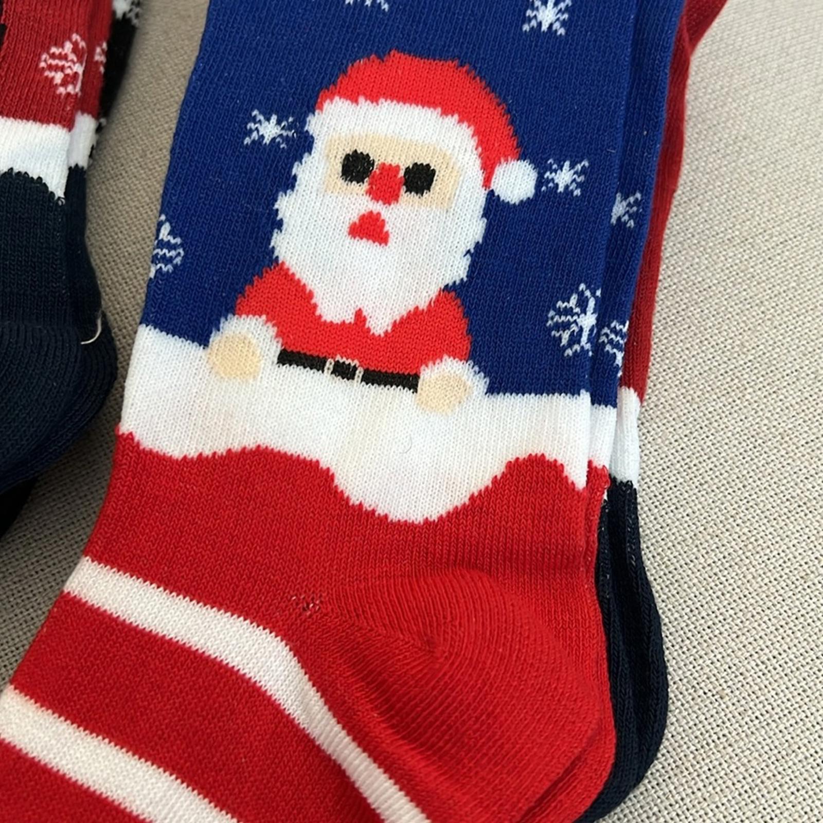 6-Pairs Holiday Crew Socks, Size 9-11 New w/Tag