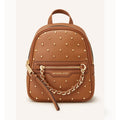 Michael Kors Elliot Messenger Leather Backpack with Rivets, New w/Tag