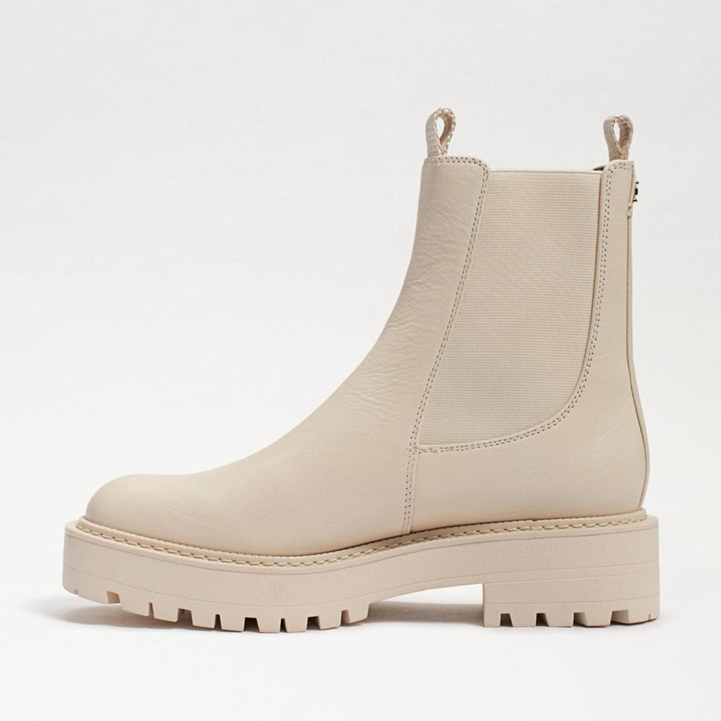 Sam Edelman Laguna Waterproof Pull On Booties Ivory Leather Size 11 New SOLD OUT
