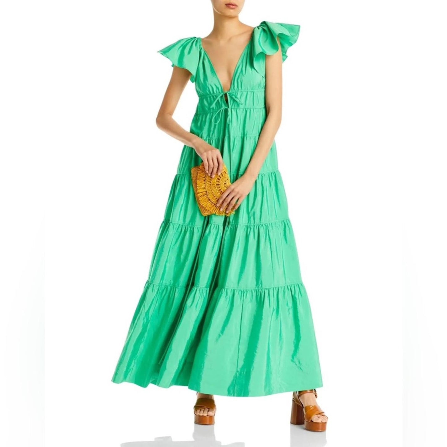 A.L.C. Luca Ruffled Sleeve Tiered Dress, Size 4 New w/Tag Retail $695 SOLD OUT!