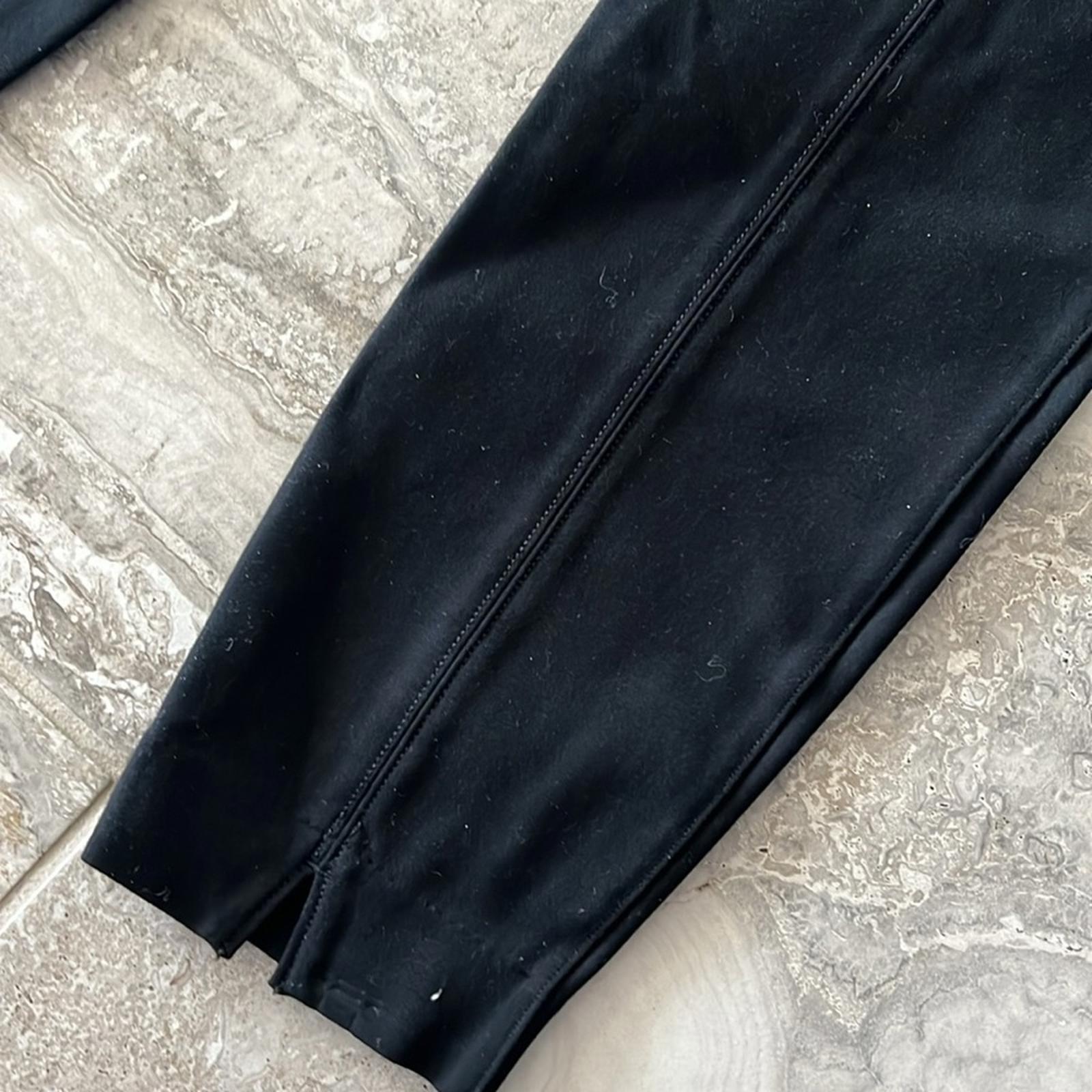 Spanx Black Ponte Straight Leg Stretch Pull-On Pants, Size XL NEW w/Tag $138