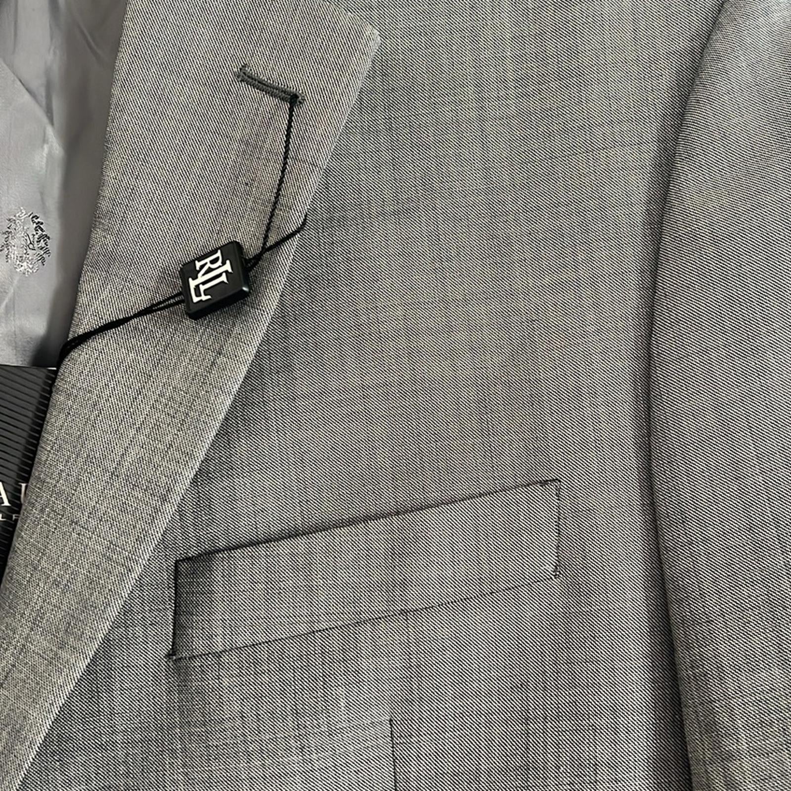 Ralph Lauren Classic Fit Suit Jacket in Light Grey, Size 40 Short New w/Tag $450