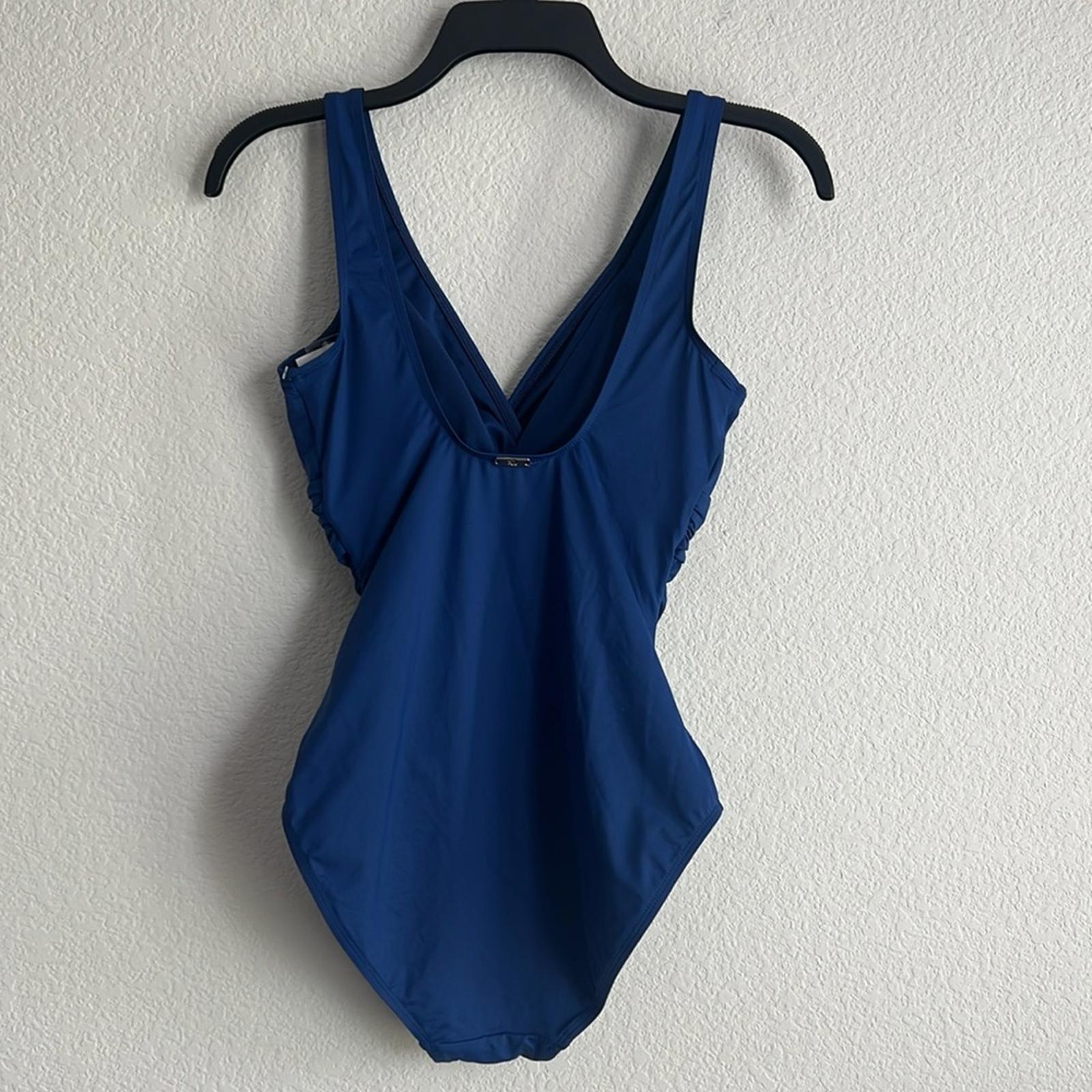 Lauren Ralph Lauren Stretch Tummy Control Twist Front Swimsuit, Size 6 NWT