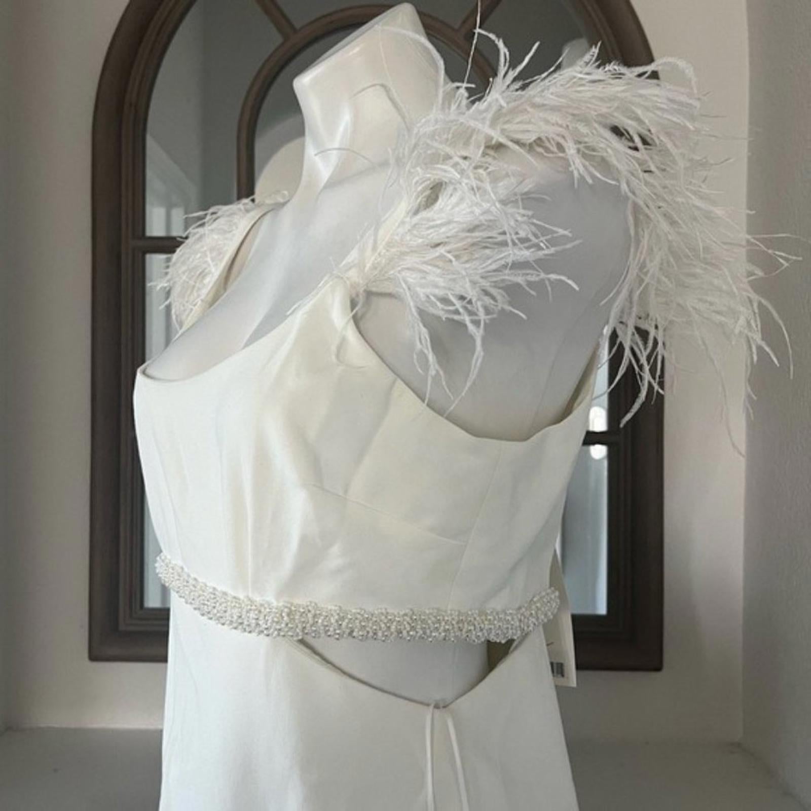 NWT LIKELY Revolve * Taliah Gown in White, Size 12 New w/Tag $478