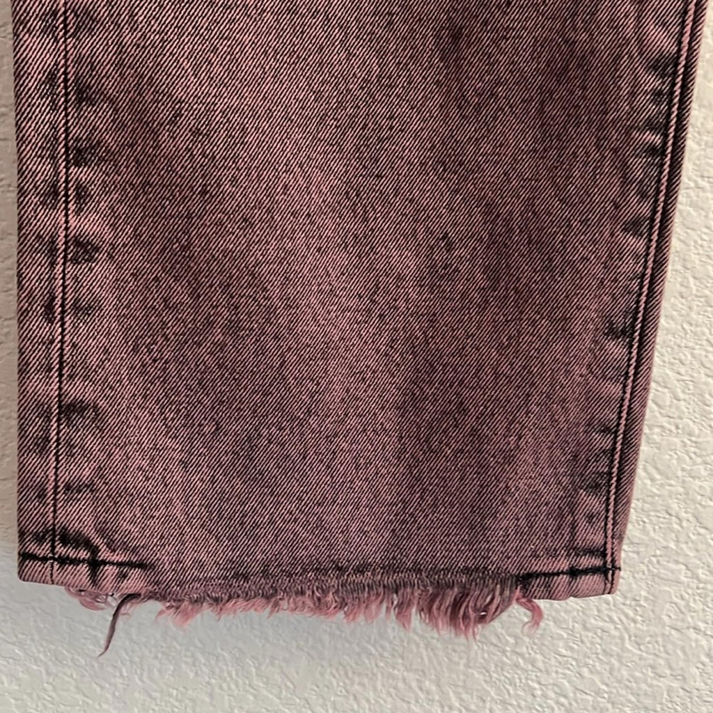 ARIES Acid Wash Batten Jeans in Rose-Pink, NEW, Size 32