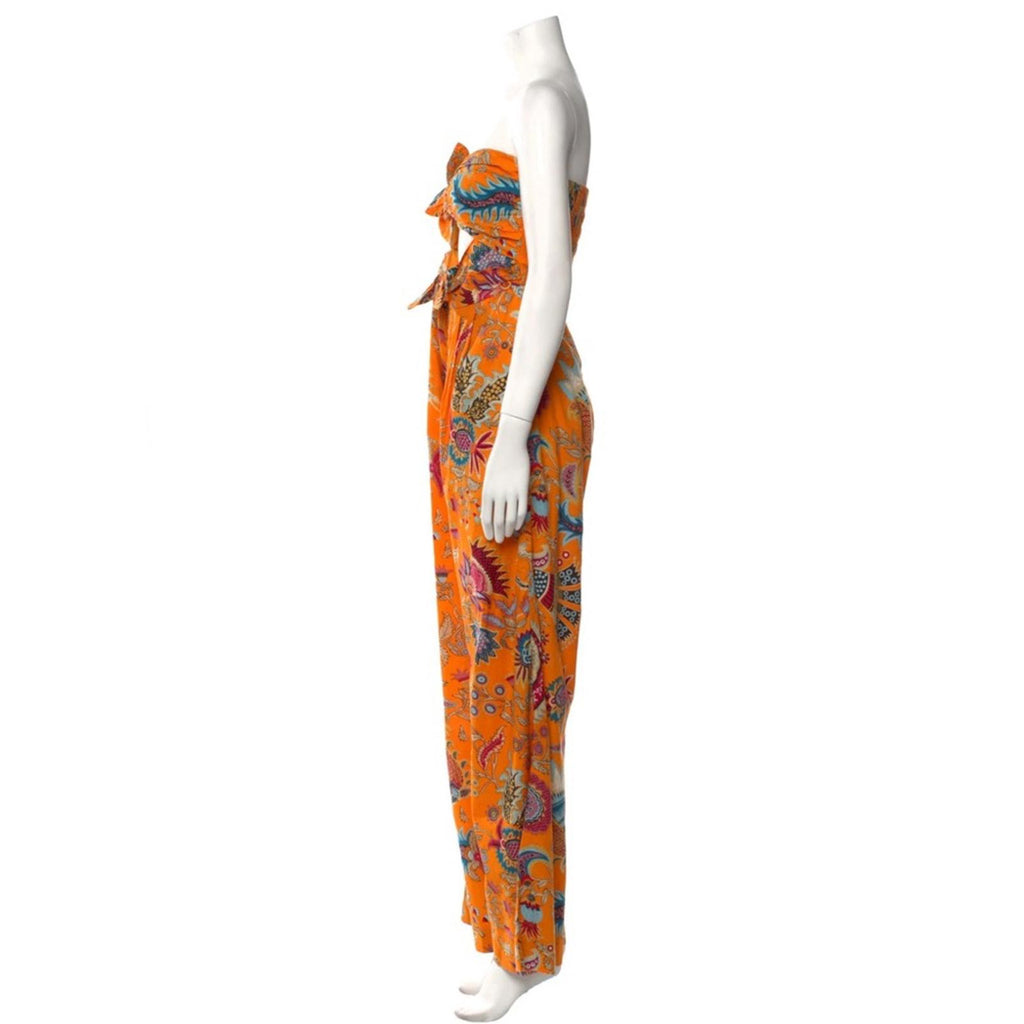 Charina Sarte Talaia Ribbon Strapless Jumpsuit, Size L New w/Tag Retail $388