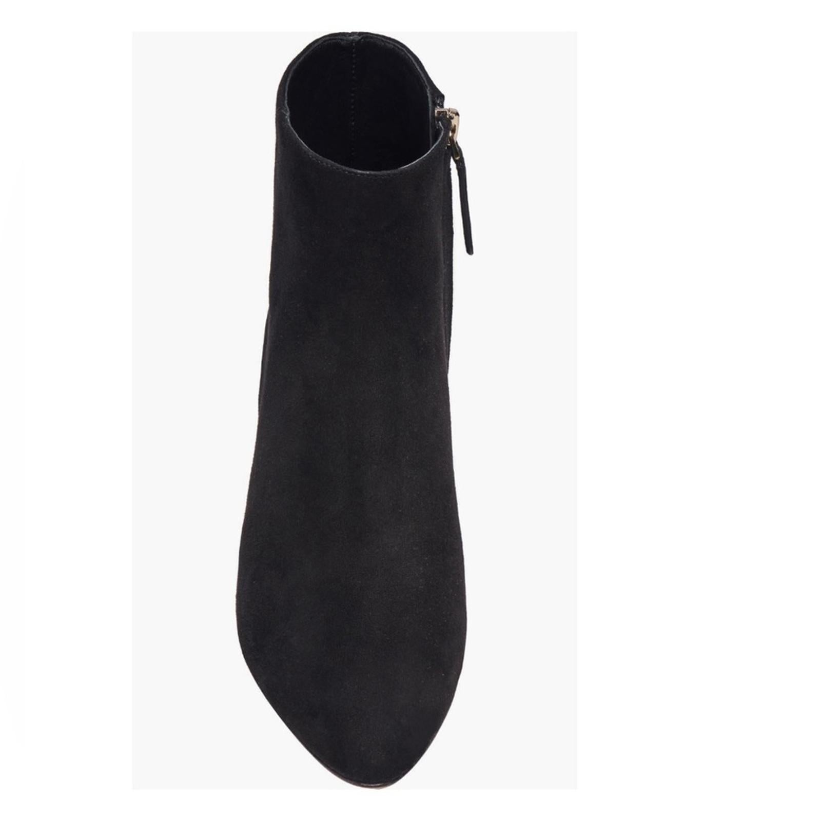 Kate Spade New York Sydney Pointed Toe Dress Booties, Black, Size 6.5 New in Box